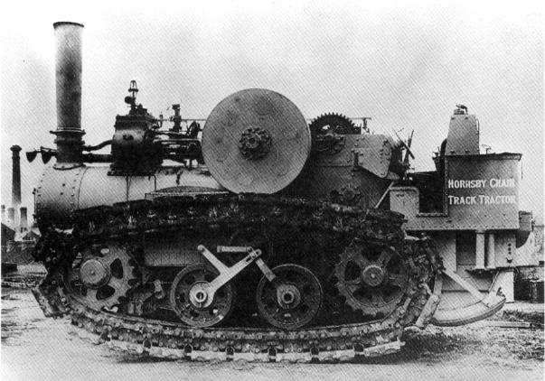 1910 Hornsby Steam Chain Tractor  