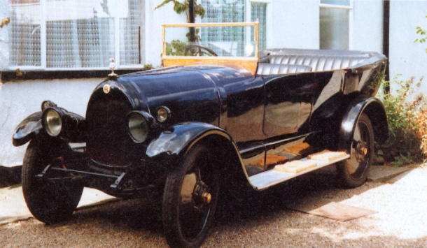 1920 Ruston-Hornsby 16hp car  
